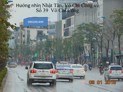 Vị trí quảng cáo số 39 Võ chí Công, Cầu Giấy, Hà Nội